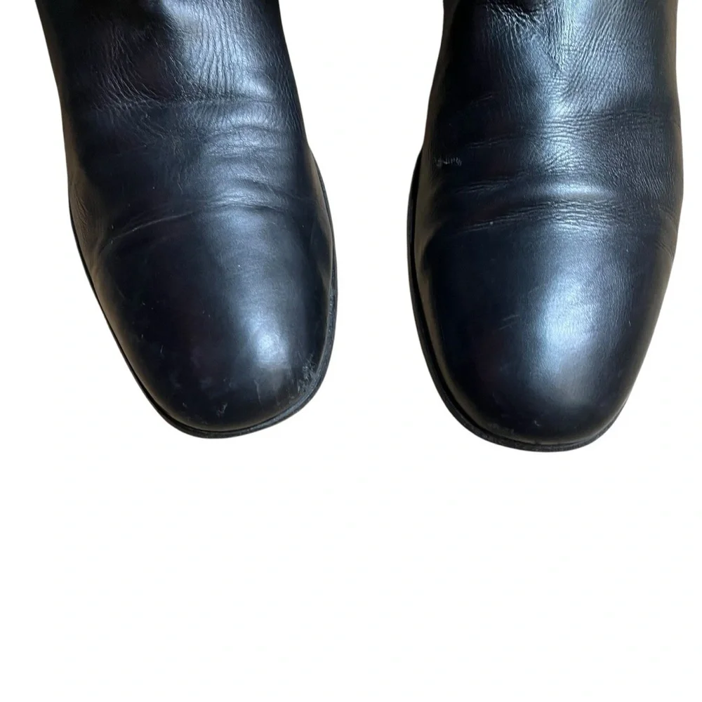GUCCI Babouska Studded Knee High Tall Leather Boots